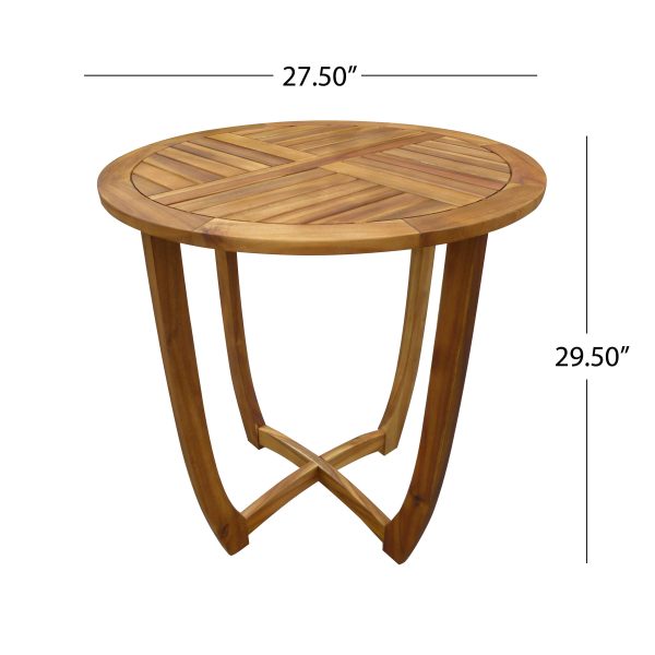 HERMOSA 27.5   CIRCULAR WOOD TABLE For Sale