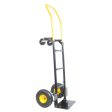 HT1006BK-YL   Hand Truck Dual Purpose 2 Wheel Dolly Cart and 4 Wheel Push Cart with Swivel Wheels 330 Lbs Capacity Heavy Duty Platform Cart for Moving Warehouse Garden Grocery Supply